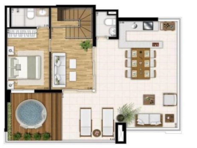 Cobertura à venda com 3 quartos - Foto 7