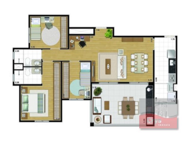 Apartamento, 3 quartos, 98 m² - Foto 26
