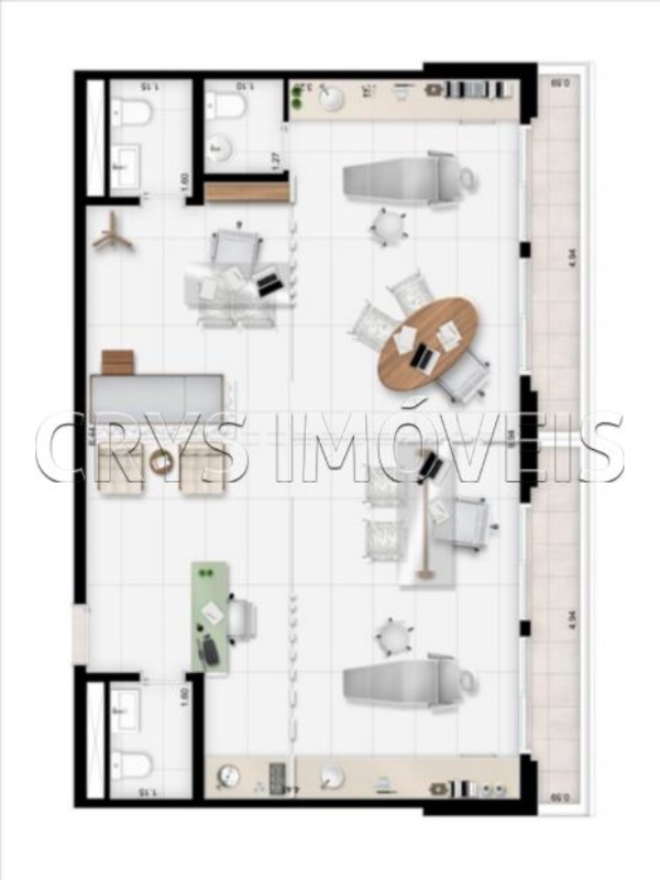 Conjunto Comercial-Sala à venda, 45m² - Foto 1