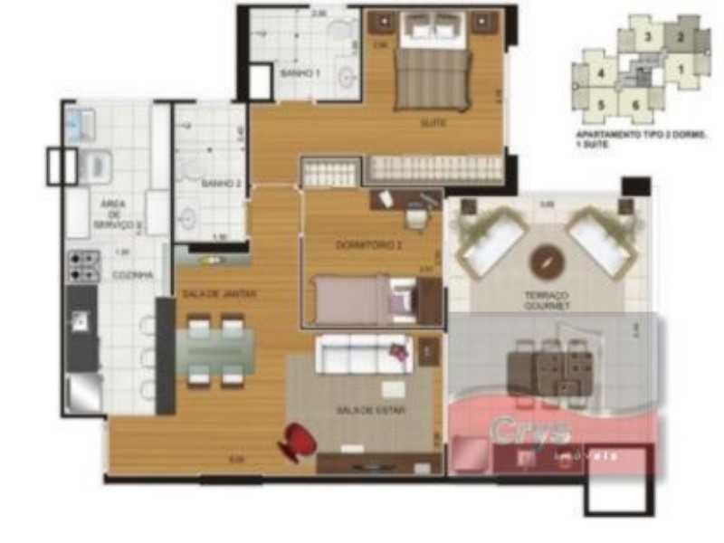 Apartamento, 2 quartos, 78 m² - Foto 6