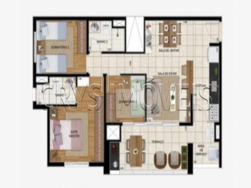 Apartamento, 3 quartos, 78 m² - Foto 8