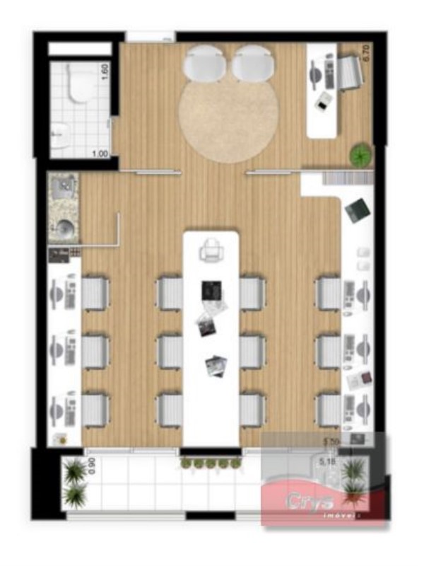 Conjunto Comercial-Sala à venda, 45m² - Foto 5