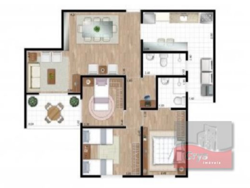 Apartamento, 3 quartos, 75 m² - Foto 5