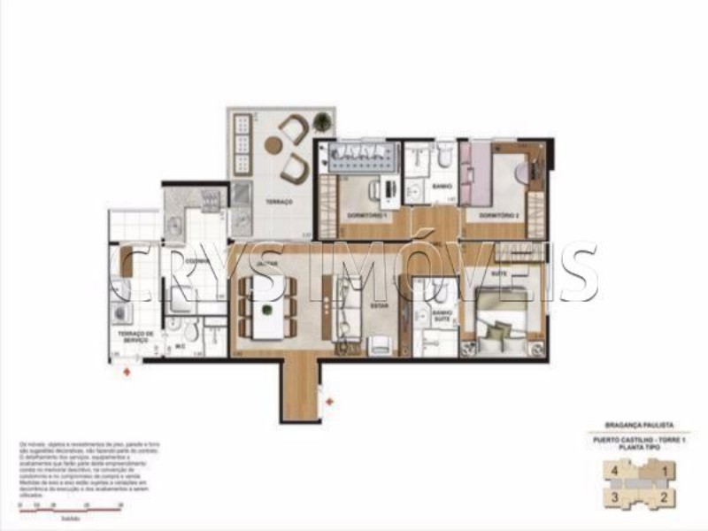 Apartamento, 3 quartos, 82 m² - Foto 7