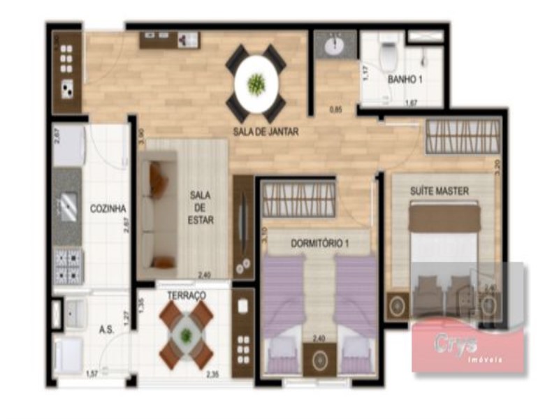 Apartamento, 2 quartos, 50 m² - Foto 11