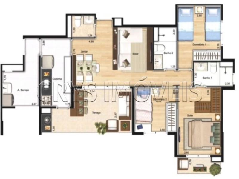 Apartamento, 3 quartos, 90 m² - Foto 13