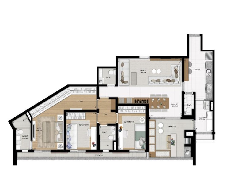 Apartamento, 3 quartos, 128 m² - Foto 9