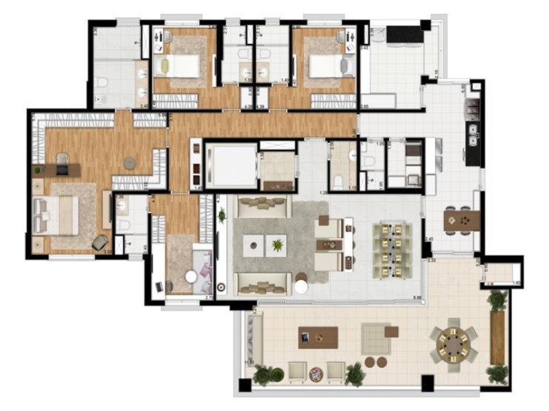 Apartamento, 4 quartos, 250 m² - Foto 11