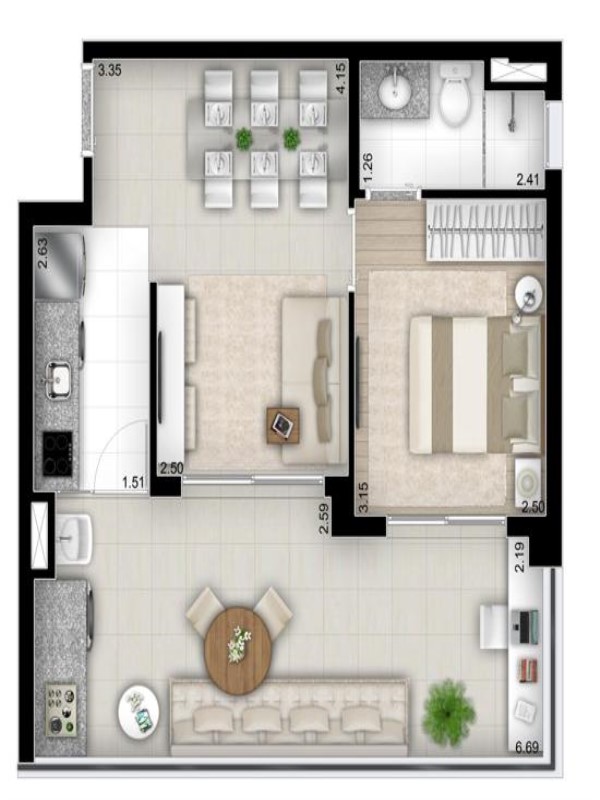 Apartamento, 1 quarto - Foto 21