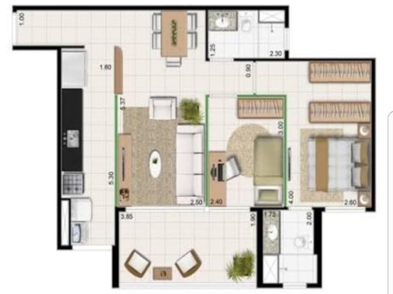 Apartamento, 2 quartos, 67 m² - Foto 7
