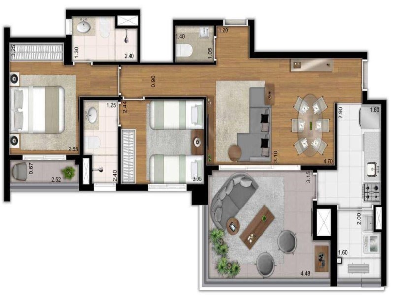 Apartamento, 2 quartos - Foto 18