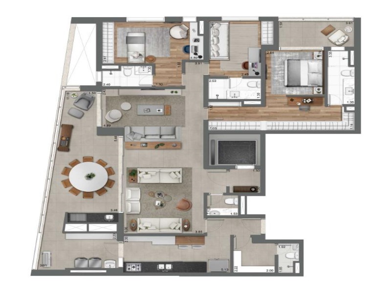 Apartamento, 4 quartos, 189 m² - Foto 28