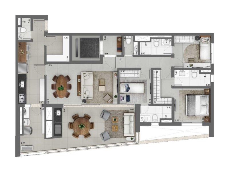 Apartamento, 3 quartos, 131 m² - Foto 27