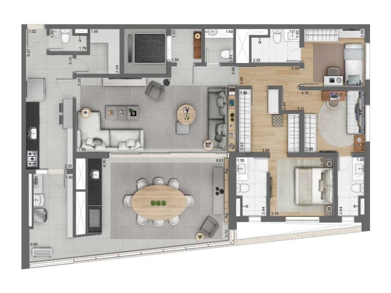 Apartamento, 4 quartos, 158 m² - Foto 27