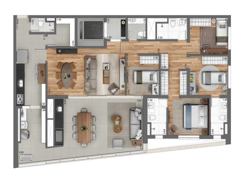 Apartamento, 4 quartos, 158 m² - Foto 28