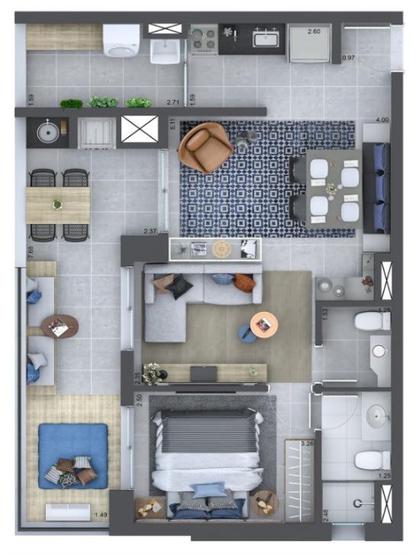 Apartamento, 2 quartos, 49 m² - Foto 19