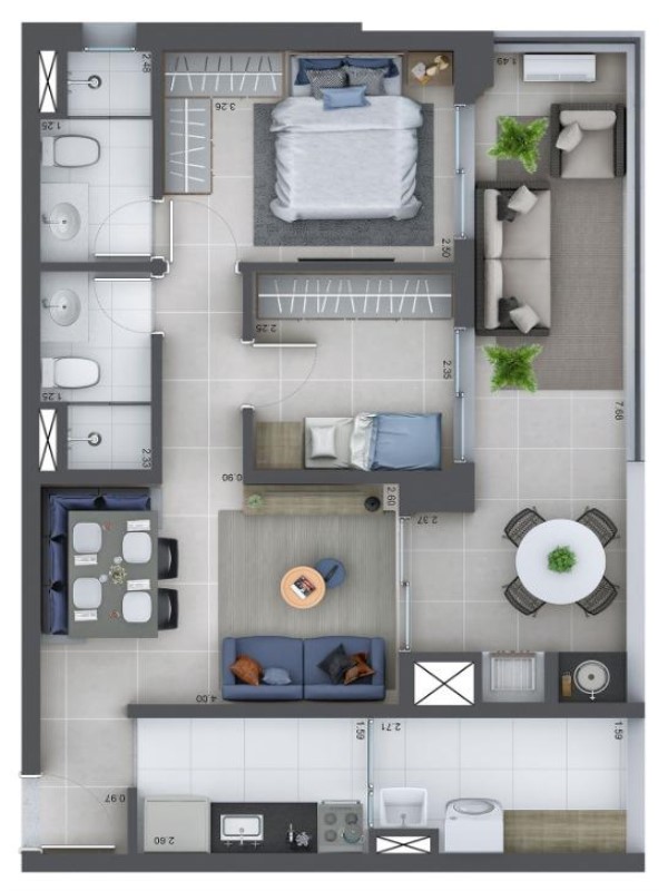 Apartamento, 2 quartos, 49 m² - Foto 20