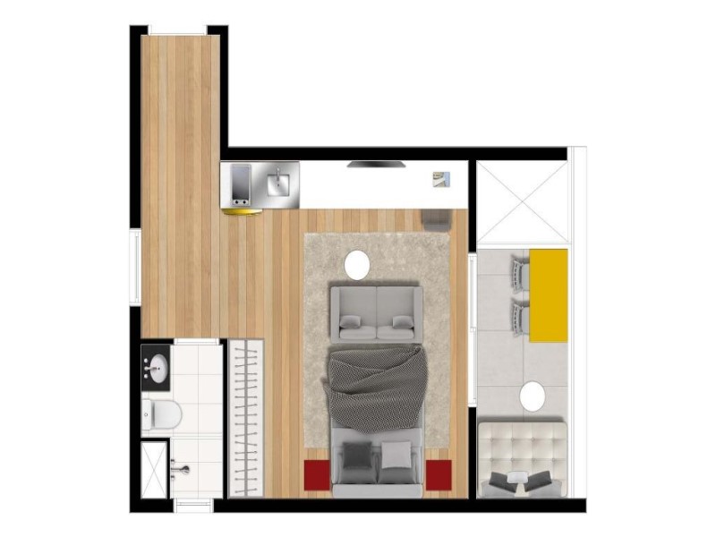 Apartamento, 1 quarto, 48 m² - Foto 26