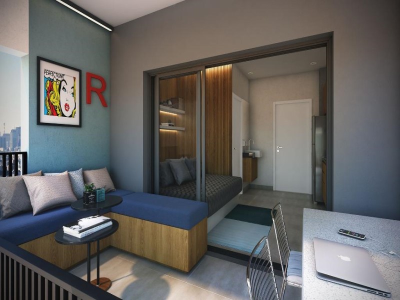 Apartamento à venda com 1 quarto, 53m² - Foto 1