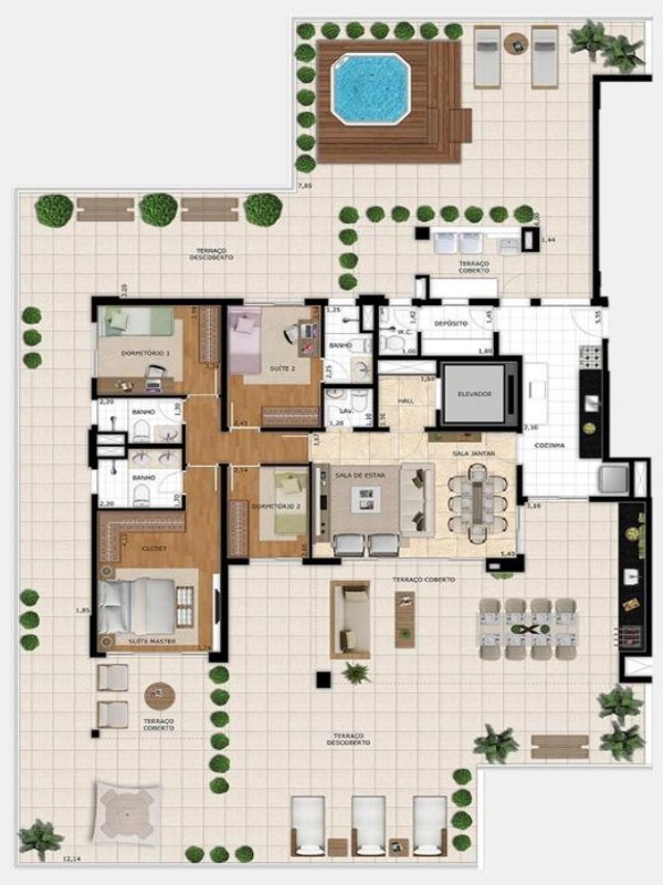 Apartamento, 4 quartos, 351 m² - Foto 11