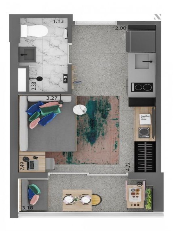 Apartamento, 1 quarto - Foto 10