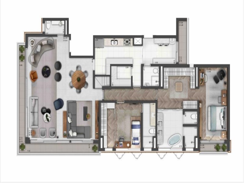 Cobertura, 4 quartos - Foto 9