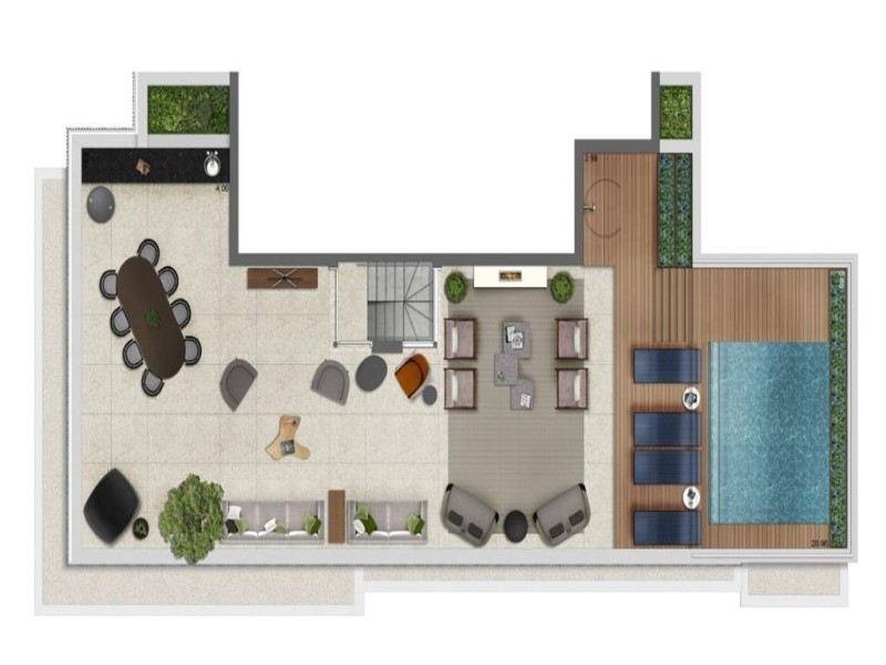 Cobertura, 4 quartos - Foto 30