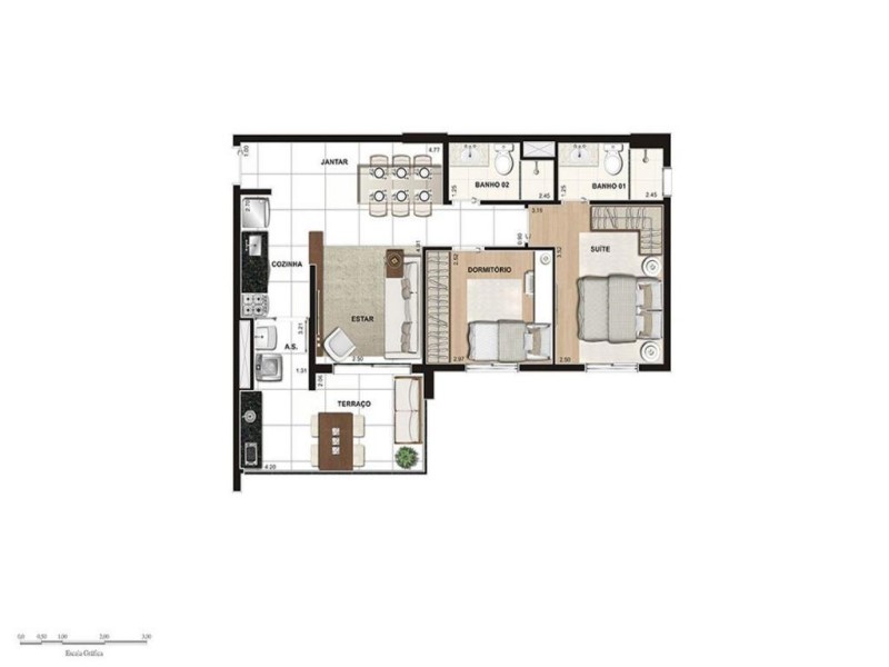 Apartamento, 2 quartos, 63 m² - Foto 5
