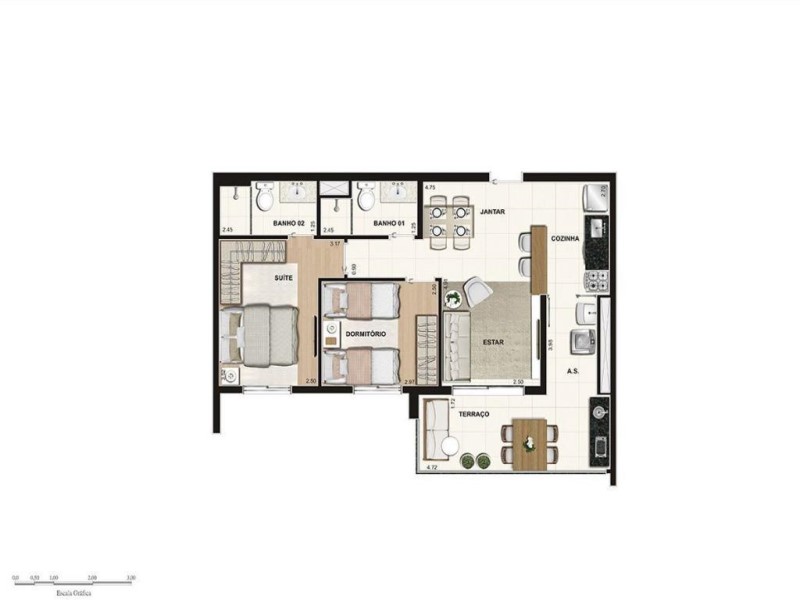 Apartamento, 2 quartos, 63 m² - Foto 8