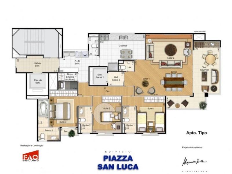 Apartamento, 3 quartos, 148 m² - Foto 9