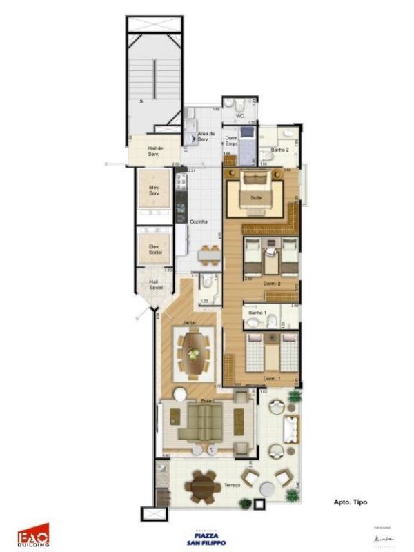 Apartamento, 3 quartos, 133 m² - Foto 12