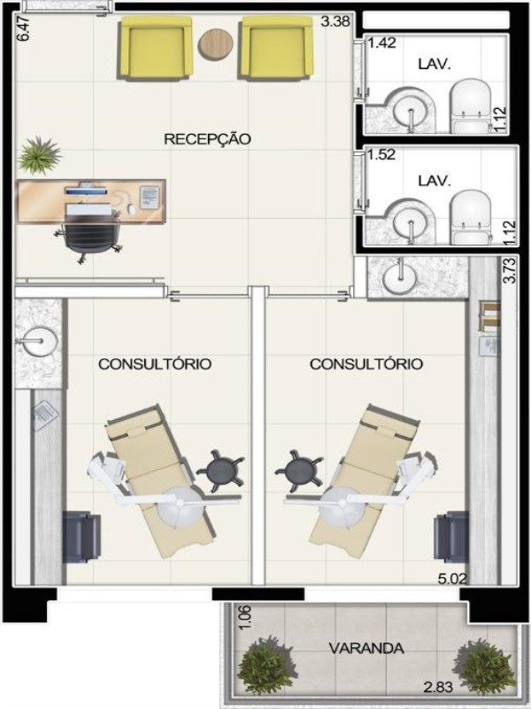 Conjunto Comercial-Sala à venda, 100m² - Foto 2