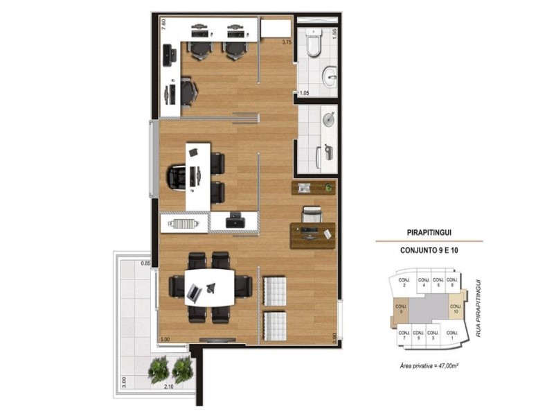 Conjunto Comercial-Sala à venda - Foto 22
