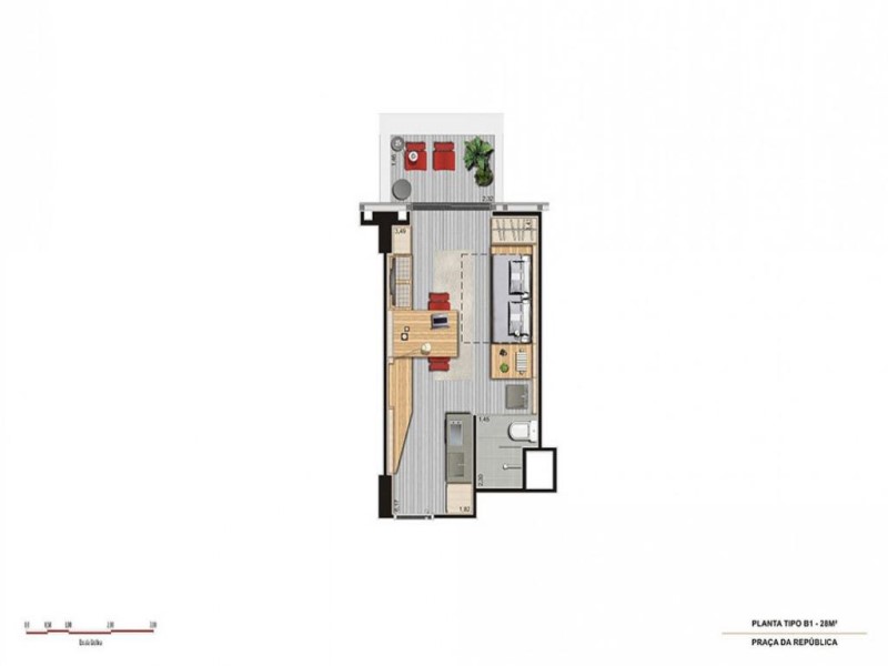 Apartamento, 1 quarto - Foto 13