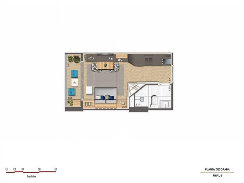 Apartamento, 1 quarto - Foto 15
