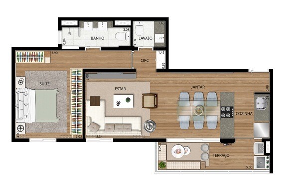 Apartamento, 2 quartos, 59 m² - Foto 11