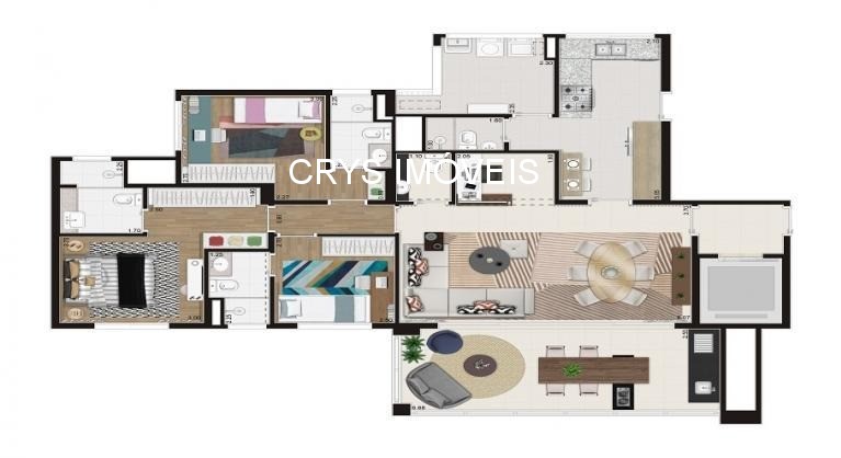Apartamento, 3 quartos, 123 m² - Foto 17