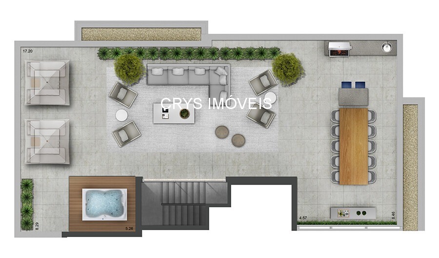 Cobertura à venda com 3 quartos, 307m² - Foto 14