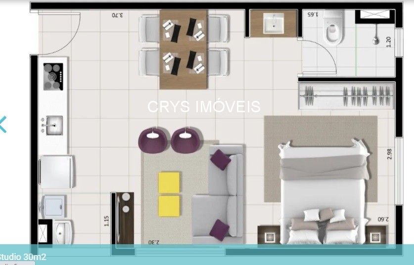 Apartamento, 1 quarto, 29 m² - Foto 11