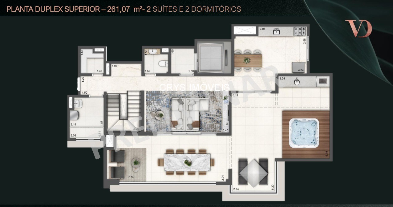 Apartamento, 3 quartos, 155 m² - Foto 9