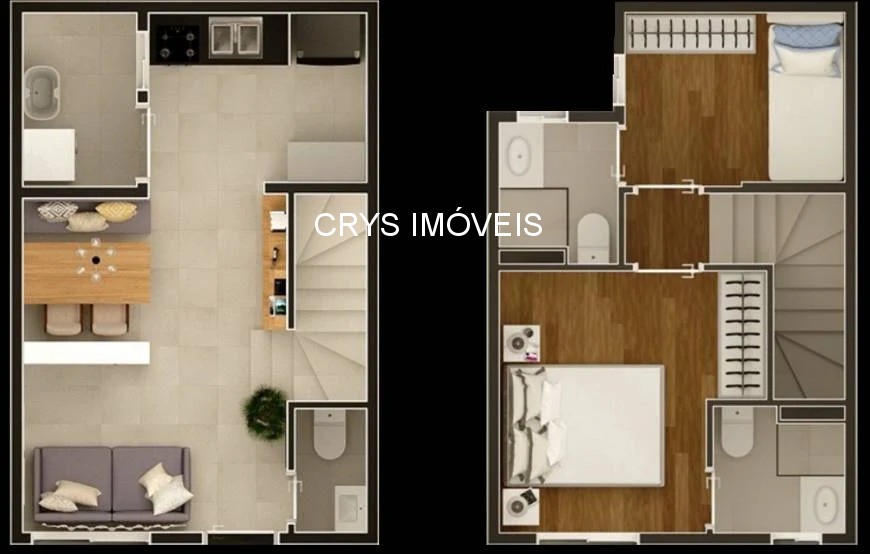 Apartamento, 2 quartos, 50 m² - Foto 2