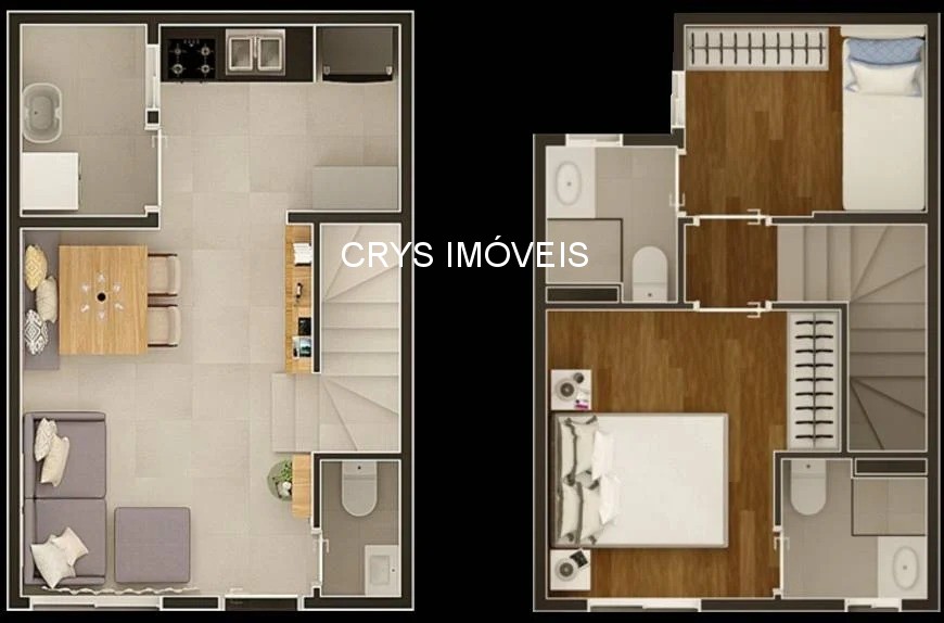 Apartamento, 2 quartos, 50 m² - Foto 3