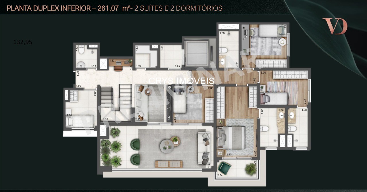 Apartamento, 3 quartos, 155 m² - Foto 15