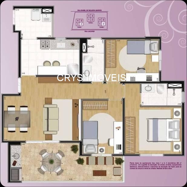 Apartamento, 3 quartos, 86 m² - Foto 9