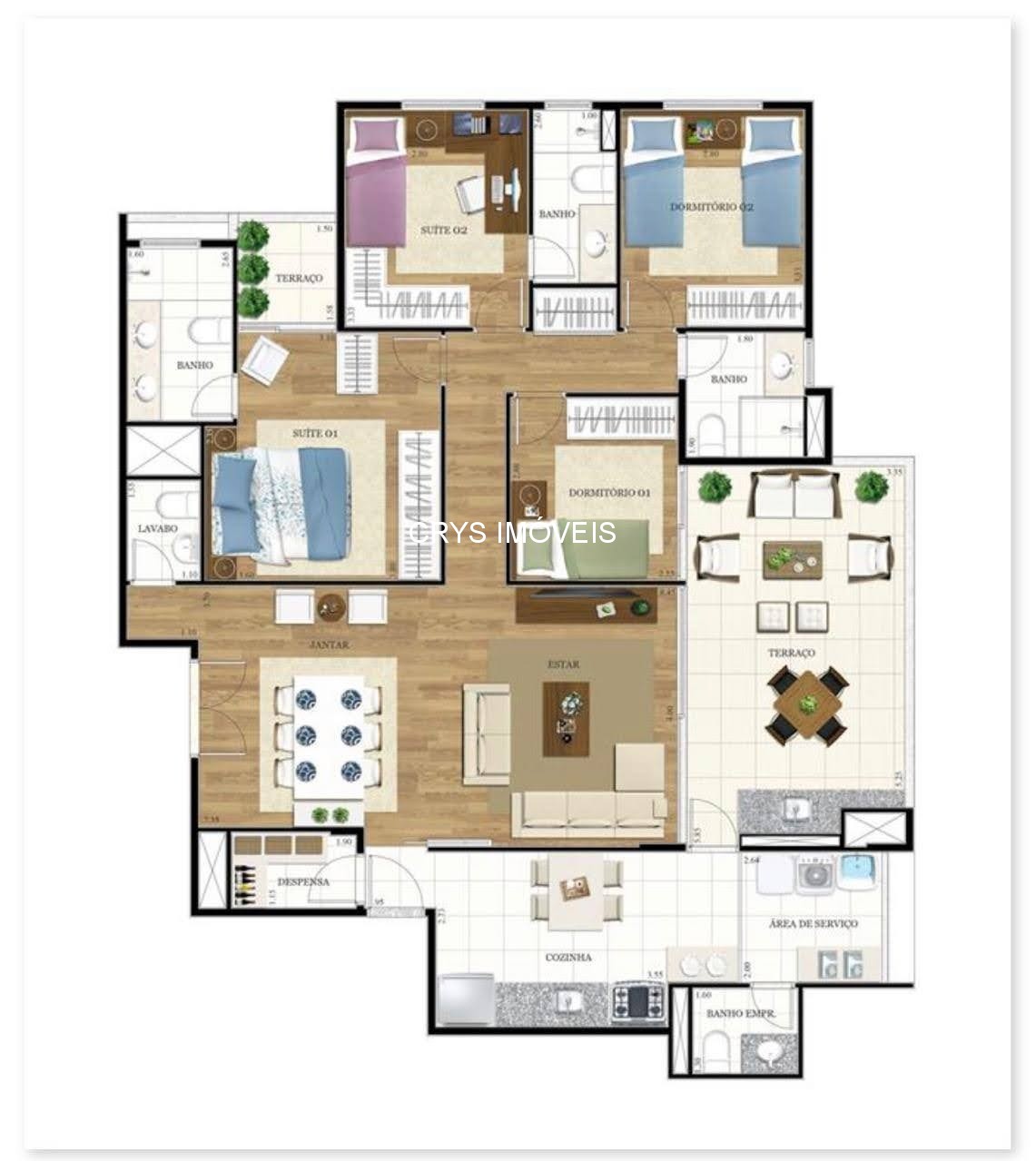 Apartamento, 4 quartos, 146 m² - Foto 14