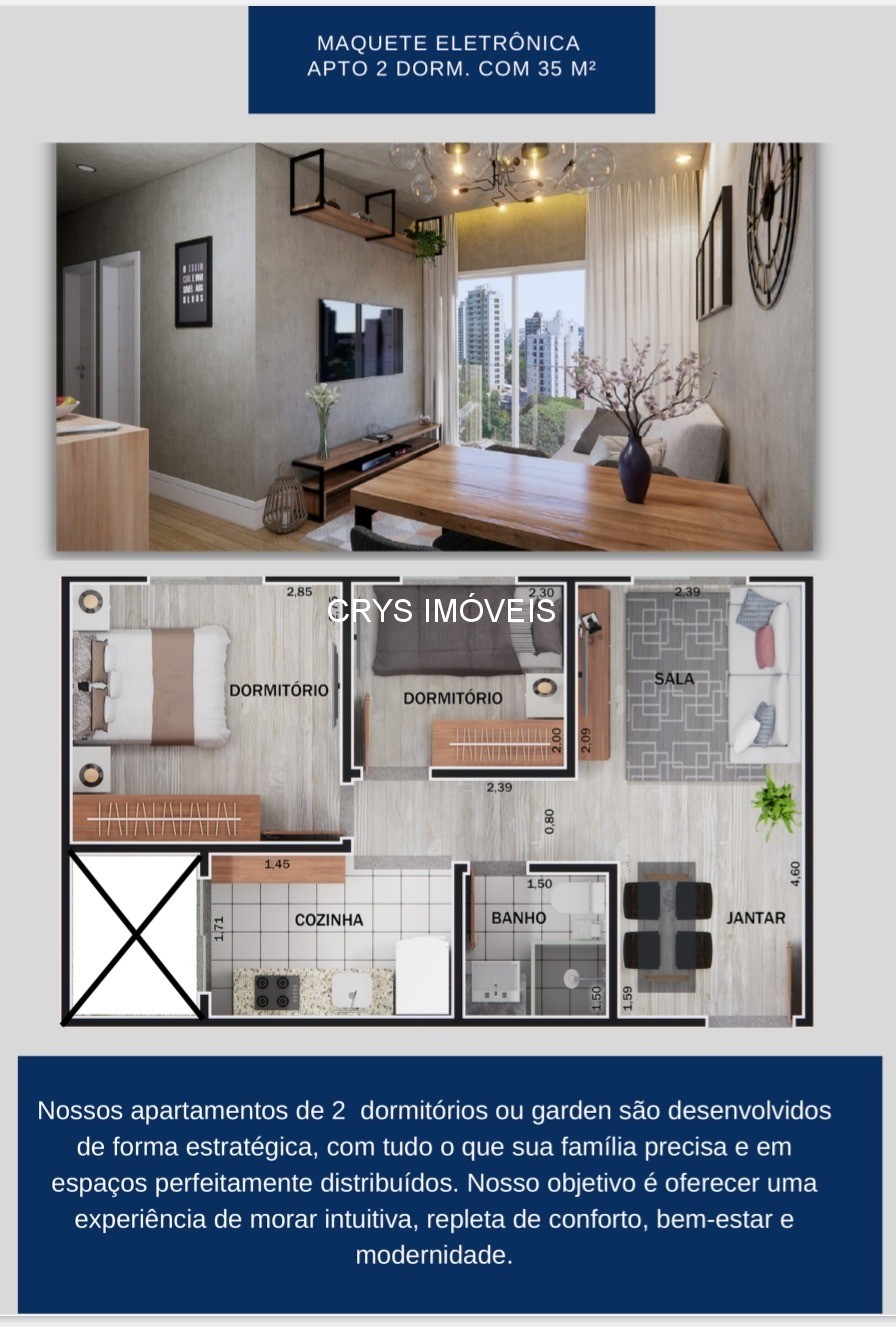 Apartamento, 2 quartos, 35 m² - Foto 5