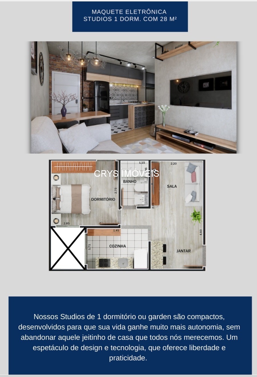 Apartamento, 2 quartos, 35 m² - Foto 4