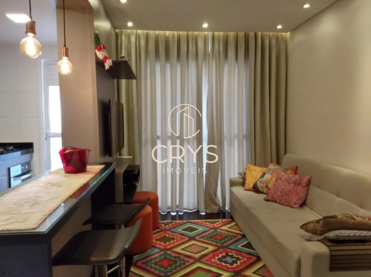 Apartamento à venda com 1 quarto, 45m² - Foto 1