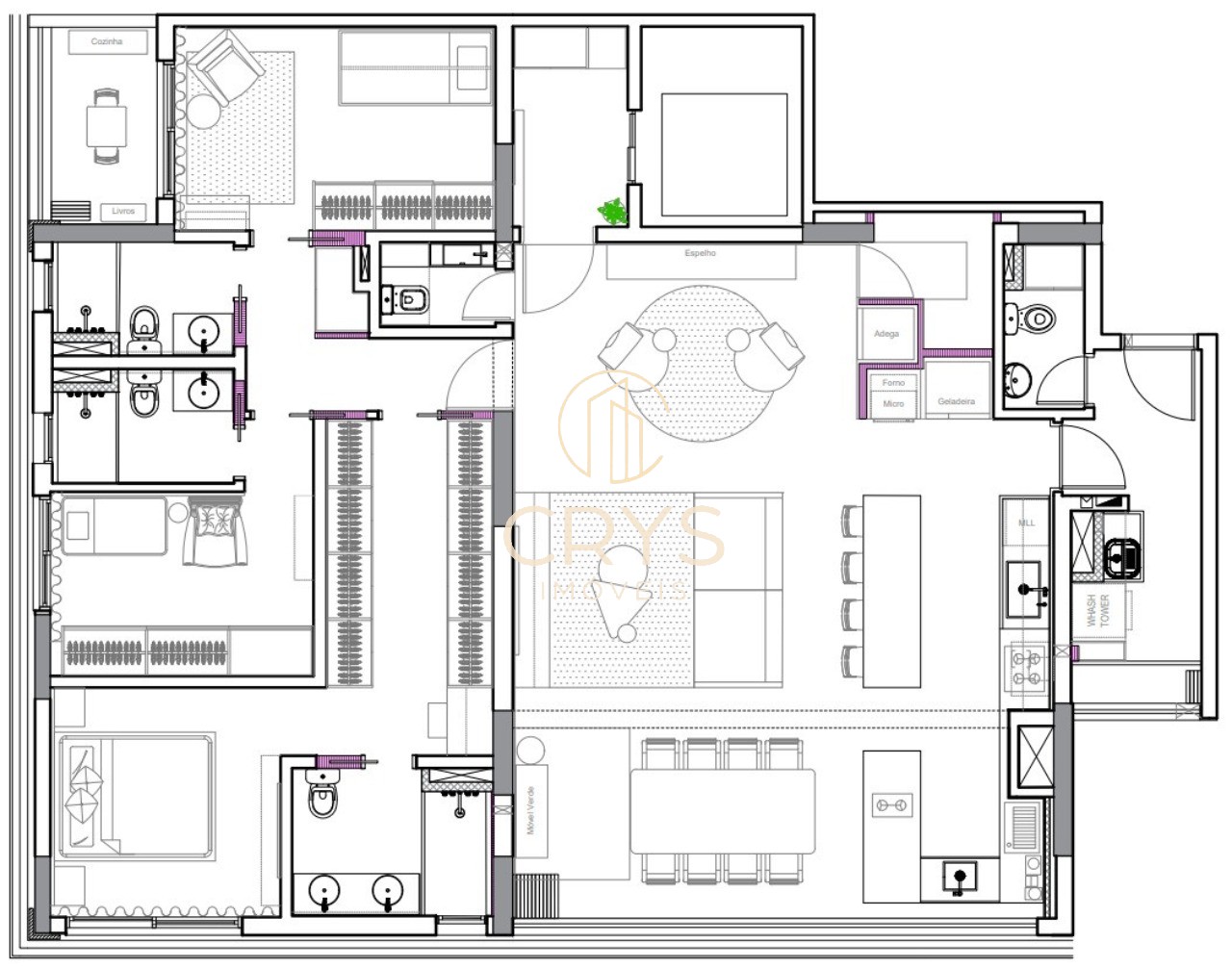 Apartamento, 3 quartos, 153 m² - Foto 20