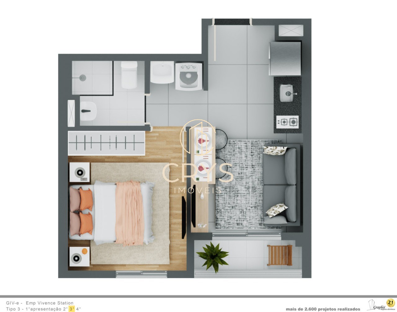 Apartamento, 1 quarto, 28 m² - Foto 16
